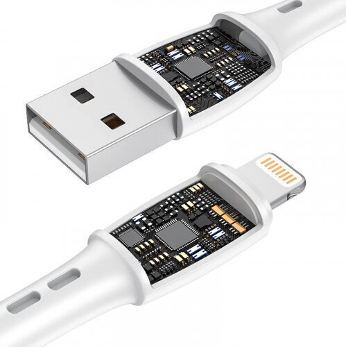 Vipfan USB to Lightning cable Racing X05, 3A, 3m (white) hind ja info | Juhtmed ja kaablid | hansapost.ee