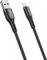 Vipfan USB to Micro USB cable Colorful X13, 3A, 1.2m (black) hind ja info | Juhtmed ja kaablid | hansapost.ee