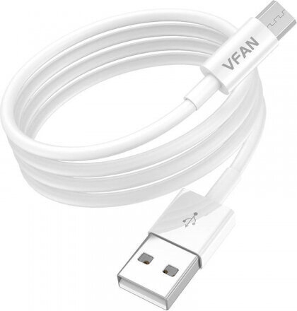 Vipfan USB to Micro USB cable X03, 3A, 1m (white) цена и информация | Juhtmed ja kaablid | hansapost.ee