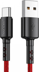 Vipfan USB to USB-C cable X02, 3A, 1.8m (red) hind ja info | Juhtmed ja kaablid | hansapost.ee