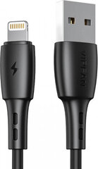 Vipfan USB to Lightning cable Racing X05, 3A, 2m (black) цена и информация | Кабели и провода | hansapost.ee