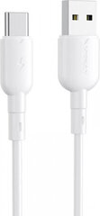 Vipfan USB to USB-C cable Colorful X11, 3A, 1m (white) hind ja info | Juhtmed ja kaablid | hansapost.ee