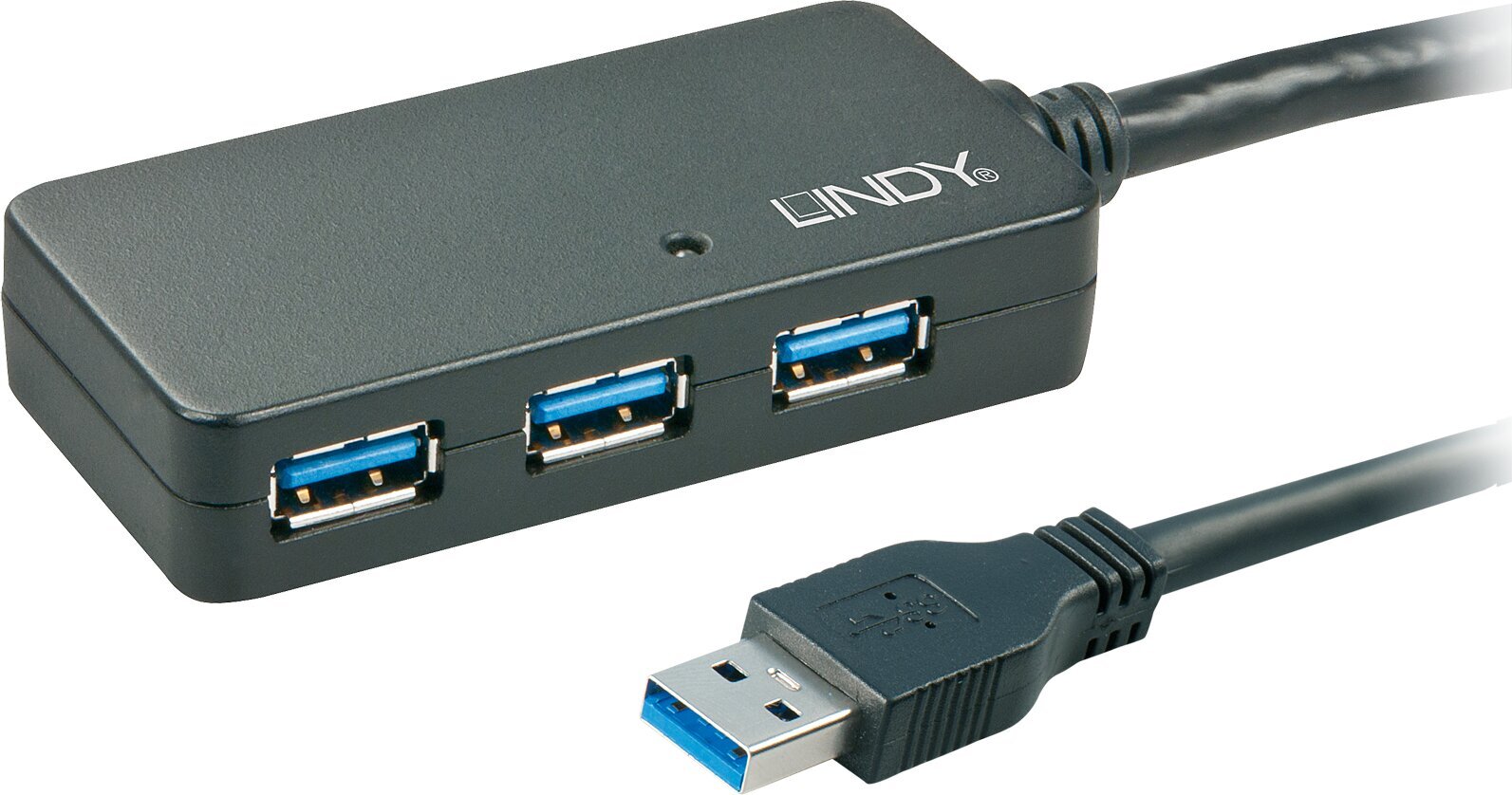 Kaabel USB3 EXTENSION HUB 10M/ACTIVE 43159 LINDY цена и информация | USB adapterid ja jagajad | hansapost.ee