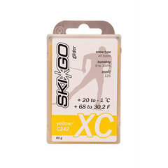 Parafiin SKIGO XC Glider Yellow (+20..-1C) hind ja info | Suusahooldustooted | hansapost.ee