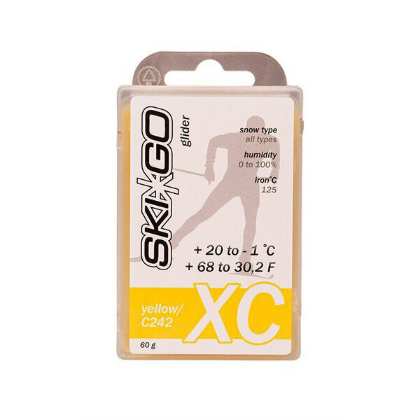 Parafiin SKIGO XC Glider Yellow (+20..-1C) цена и информация | Suusahooldustooted | hansapost.ee