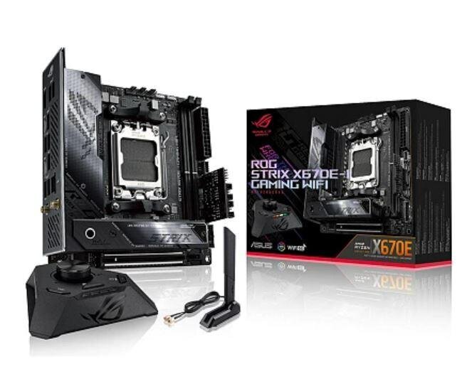 Asus ROG STRIX X670E-I GAMING WIFI, AMD X670|SAM5|MiniITX|DDR5 цена и информация | Emaplaadid | hansapost.ee