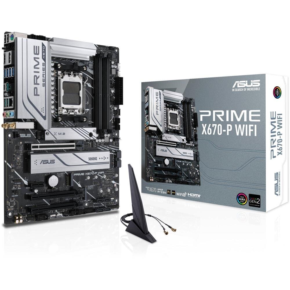Asus PRIMEX670-P WIFI, AMD X670|SAM5|ATX|DDR5 hind ja info | Emaplaadid | hansapost.ee