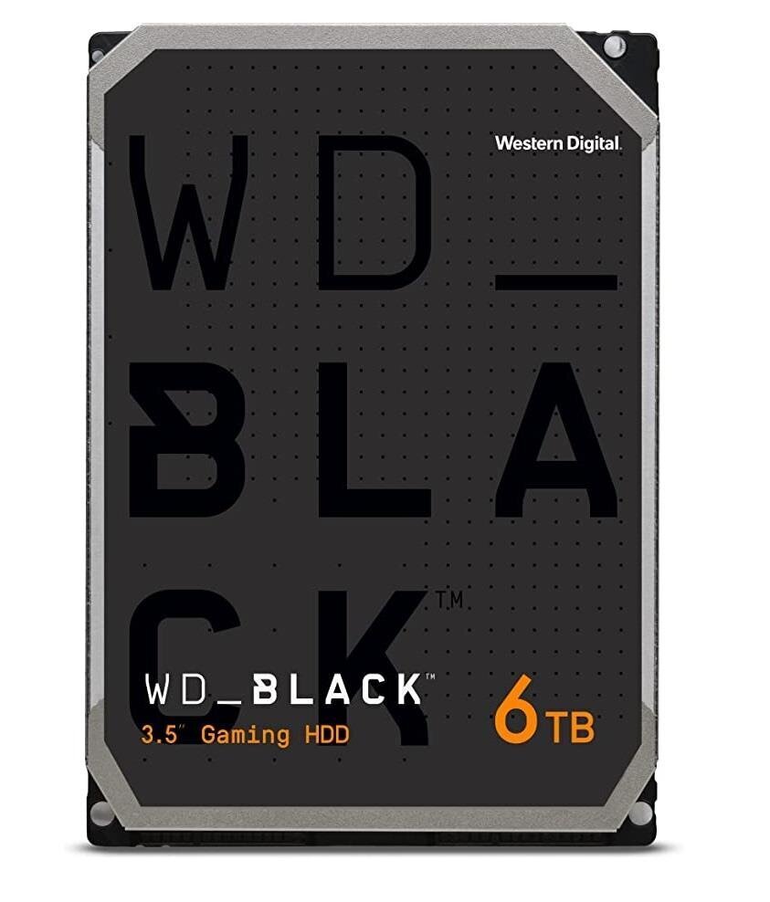 Western Digital Black, 6TB|SATA|128 MB|7200 rpm|3,5"|WD6004FZWX hind ja info | Sisemised kõvakettad | hansapost.ee