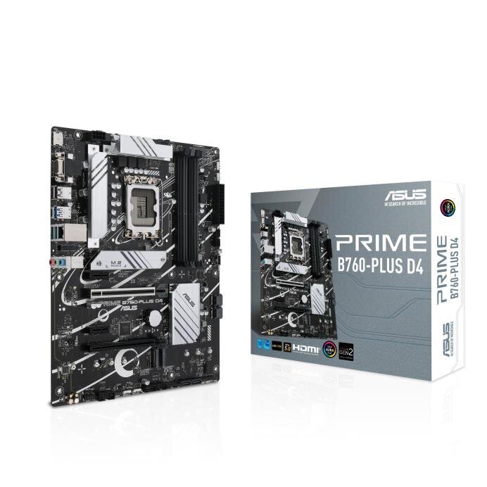 Asus PRIME B760-PLUS D4, ATX, LGA1700, DDR4 цена и информация | Emaplaadid | hansapost.ee
