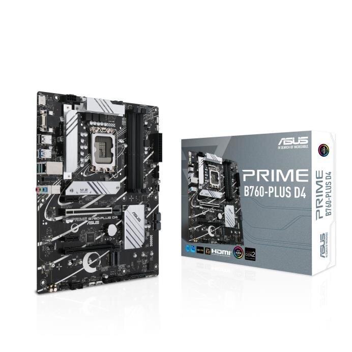 Asus PRIME B760-PLUS D4, ATX, LGA1700, DDR4 hind ja info | Emaplaadid | hansapost.ee