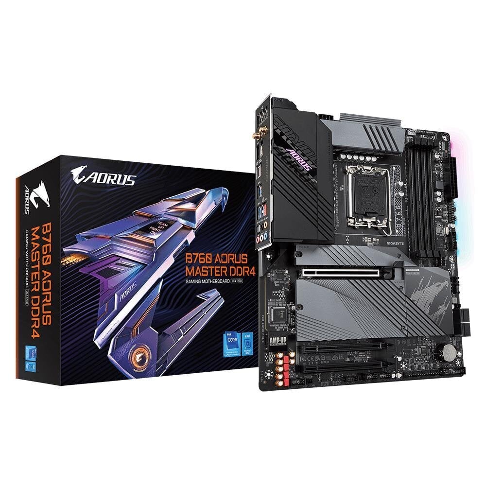 Gigabyte B760 AORUS MASTER DDR4 (rev. 1.0), ATX, LGA1700, DDR4, WiFi цена и информация | Emaplaadid | hansapost.ee