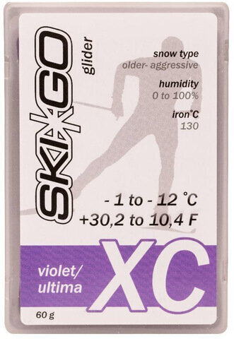 Parafiin SKIGO XC Glider Violet (-1..-12C) цена и информация | Suusahooldustooted | hansapost.ee