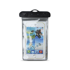 Veekindel telefoni ümbris Waterproof case with armband 5,5 quot, must цена и информация | Чехлы для телефонов | hansapost.ee