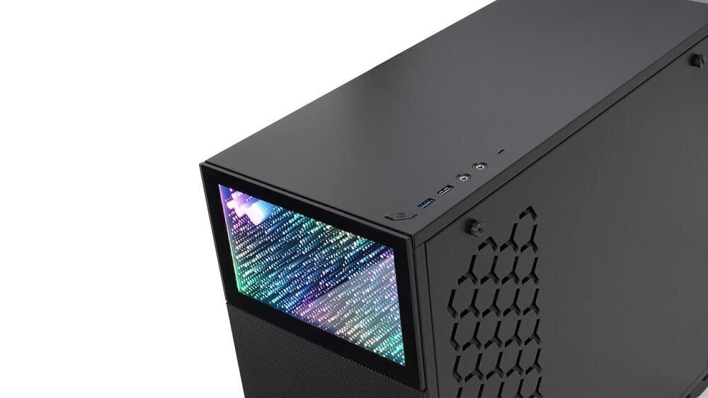 Case|IN WIN|MidiTower|Not included|ATX|MicroATX|MiniITX|Colour Black|N127 hind ja info | Arvutikorpused | hansapost.ee