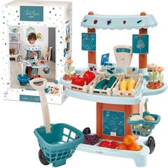 Mänguasjade supermarket puu- ja juurviljadega Ecoiffier Stall Shop Vert Azur цена и информация | Игрушки для девочек | hansapost.ee
