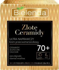 Kortsudevastane näokreem Bielenda Golden Ceramids 70+, 50 ml hind ja info | Näokreemid | hansapost.ee