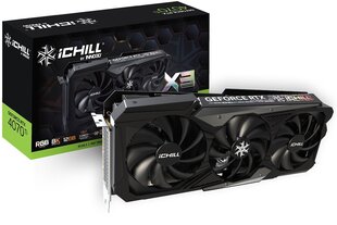 Inno3D GeForce RTX 4070 Ti iCHILL X3 (C407T3-126XX-186148H) цена и информация | Видеокарты | hansapost.ee