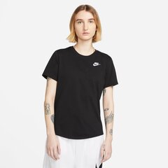 Женская футболка Nike NSW TEE CLUB, черная цена и информация | Женские футболки | hansapost.ee