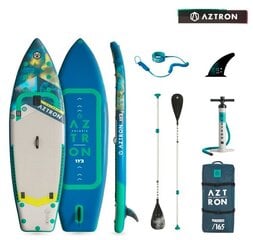 Täispuhutav aerulaud Aztron Polaris Adventure Fishing Sup 11.4 hind ja info | Veesport | hansapost.ee