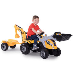 Трактор Builder Max Pedal с прицепом цена и информация | Игрушки для мальчиков | hansapost.ee
