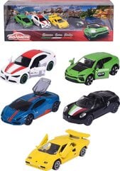 Mänguautod Dream Cars Italy, 7,5 cm, 5 tk hind ja info | Mänguasjad poistele | hansapost.ee