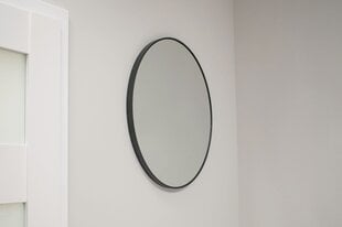 Зеркало, 80 см, серое цена и информация | Подвесные зеркала | hansapost.ee