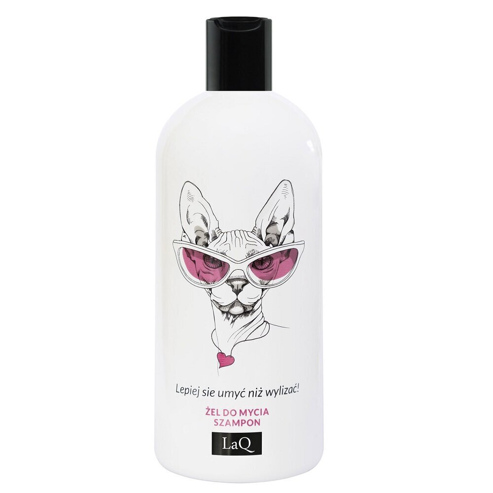 Dušigeel - šampoon LaQ Wash gel & shampoo 2in1 Kitty, 300 ml hind ja info | Dušigeelid, õlid | hansapost.ee
