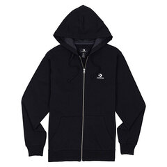 Мужской джемпер Converse Embroidered FZ Hoodie 10020341-A01, черный цена и информация | Мужские толстовки | hansapost.ee