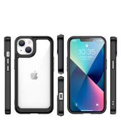 Telefoniümbris Outer Space Case iPhone 14 hard cover with a gel frame, black hind ja info | Telefonide kaitsekaaned ja -ümbrised | hansapost.ee