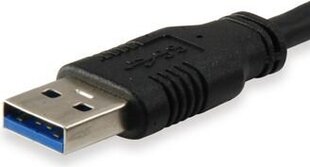 Соединительный кабель USB 3.0 A-St./ micro B-St., 2,0 м, черный цвет цена и информация | Кабели и провода | hansapost.ee