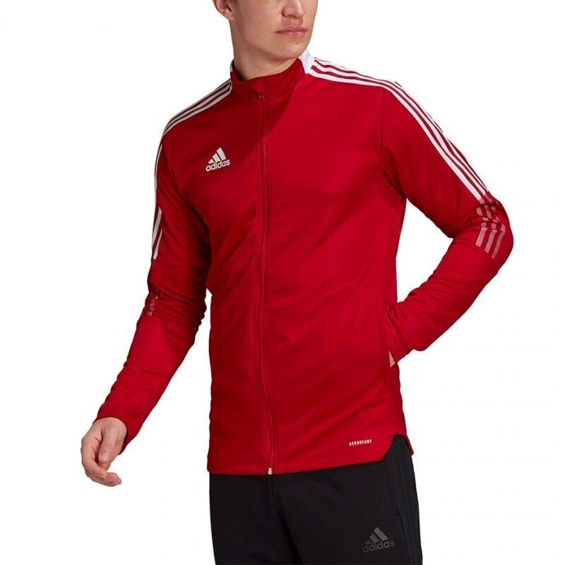 Meeste dressipluus Adidas Tiro 21 Track M GM7308 77809, punane hind ja info | Pusad meestele | hansapost.ee