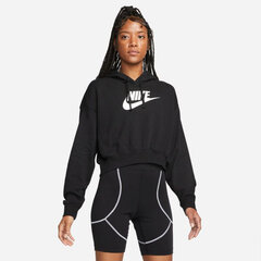 Nike джемпер для женщин NSW CLUB FLC GX CROP HDY, черный цена и информация | Спортивная одежда для женщин | hansapost.ee