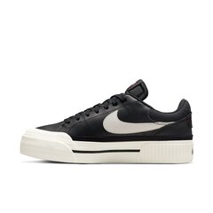 Nike naiste vabaajajalatsid COURT LEGACY LIFT, must hind ja info | Nike Naistele | hansapost.ee