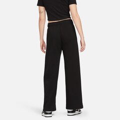 Nike повседневные штаны для женщин NSW CLUB FLC MR PANT WIDE, черные цена и информация | Спортивная одежда для женщин | hansapost.ee
