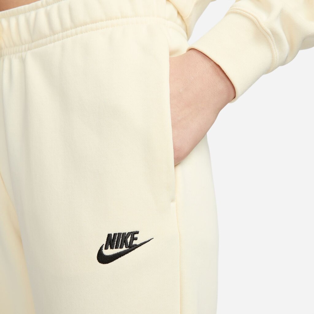 Nike naiste dressipüksid NSW CLUB FLC MR PANT STD, naturaalvalge цена и информация | Spordiriided naistele | hansapost.ee