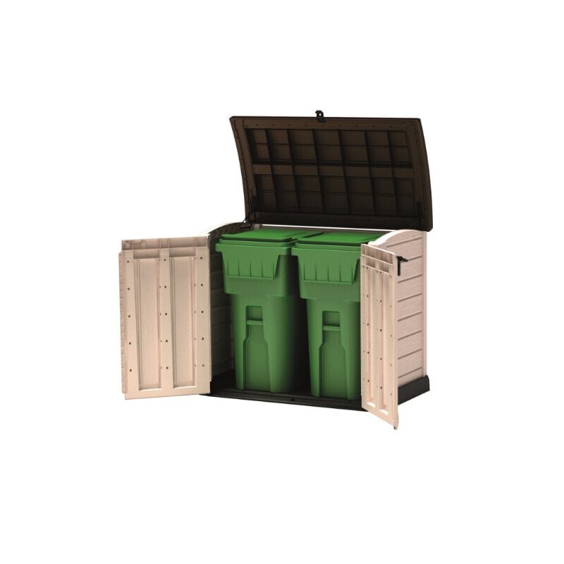 Kast/kapp tööriistadele KETER ARC 146x82x120 цена и информация | Prügikonteinerid ja kompostrid | hansapost.ee