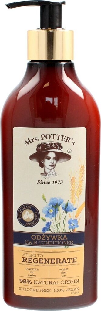 Juuksepalsam Mrs Potters Triple Grain Regenerate 390ml цена и информация | Palsamid | hansapost.ee