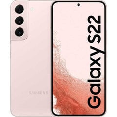 Samsung Galaxy S22 5G 8/256GB SM-S901BIDGEUB Pink Gold цена и информация | Мобильные телефоны | hansapost.ee