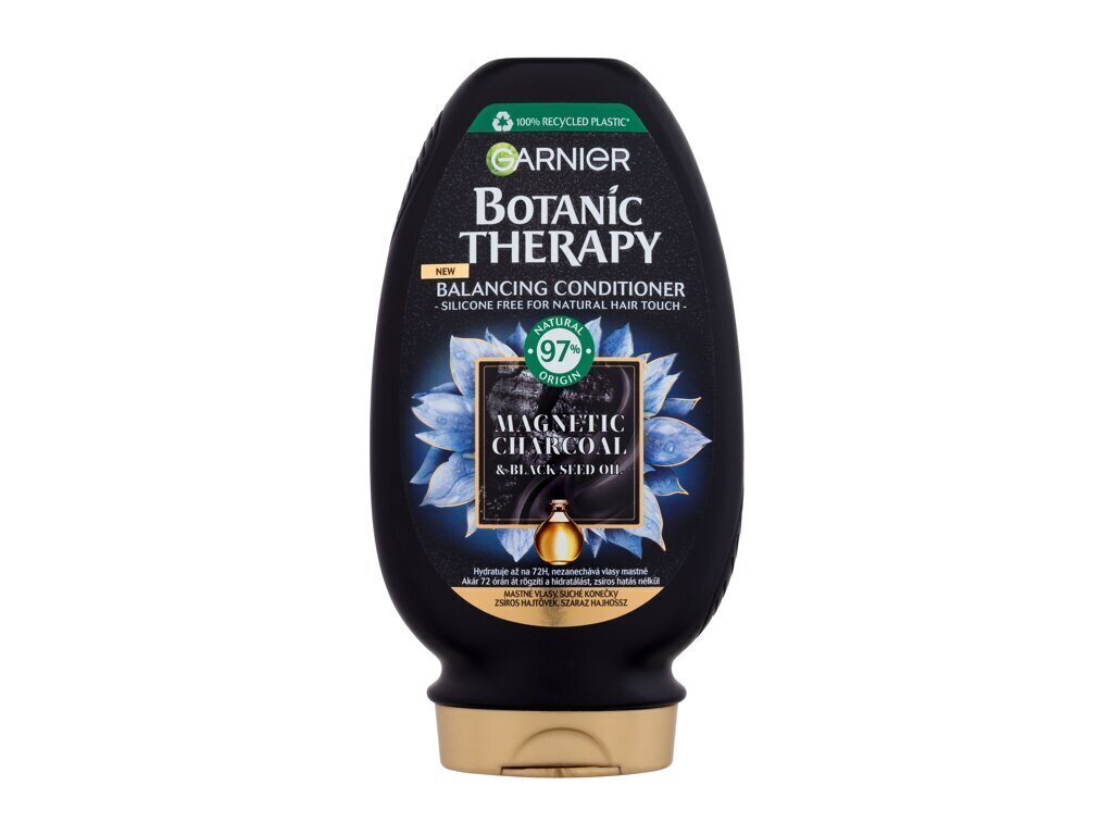 Palsam kuivadele ja rasustele juustele Garnier Botanic Therapy Magnetic Charcoal 200 ml цена и информация | Palsamid | hansapost.ee