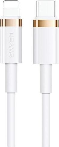 Usams USB-C - Lightning 1.2 m (SJ484USB02) hind ja info | Mobiiltelefonide kaablid | hansapost.ee