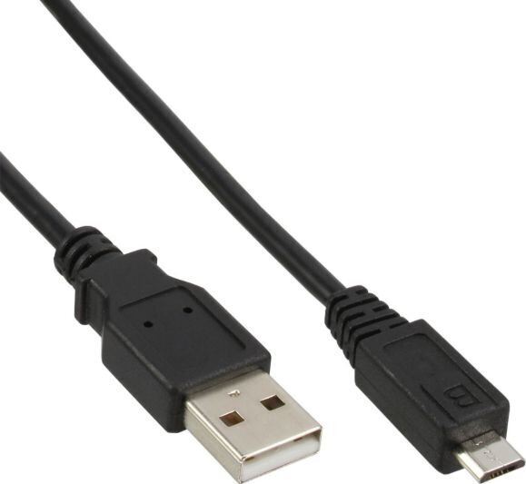 InLine USB-A - microUSB 0.3 m (31703) цена и информация | Mobiiltelefonide kaablid | hansapost.ee