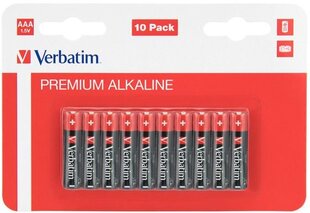 Verbatim Bateria Premium AAA / R03 10 штук цена и информация | Батерейки | hansapost.ee