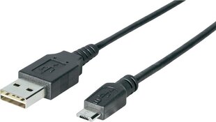 Sharkoon USB-A - microUSB 3 m (4044951015504) hind ja info | Mobiiltelefonide kaablid | hansapost.ee