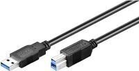 MicroConnect USB-A - USB-B 5 m (USB3.0AB5B) цена и информация | Кабели для телефонов | hansapost.ee