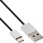 InLine USB-A - USB-C 0.5 m (35836) цена и информация | Mobiiltelefonide kaablid | hansapost.ee