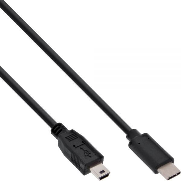InLine USB-C - miniUSB 0.5 m (35756) цена и информация | Mobiiltelefonide kaablid | hansapost.ee