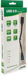 InLine USB-C - miniUSB 1 m (35751) hind ja info | InLine Mobiiltelefonid, fotokaamerad, nutiseadmed | hansapost.ee