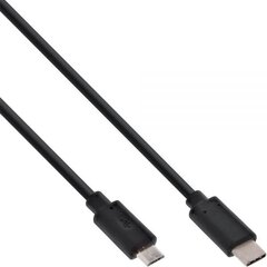 InLine USB-C - microUSB 1 м (35741) цена и информация | Кабели для телефонов | hansapost.ee
