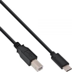 InLine, USB-C - USB-B, 0.5м цена и информация | Кабели и провода | hansapost.ee