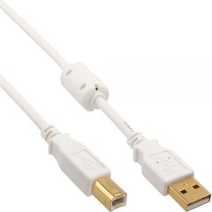 InLine USB-A - USB-B 10 м (34550W) цена и информация | Кабели для телефонов | hansapost.ee
